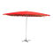 红色遮阳方伞含底座 2.5*3m 红色