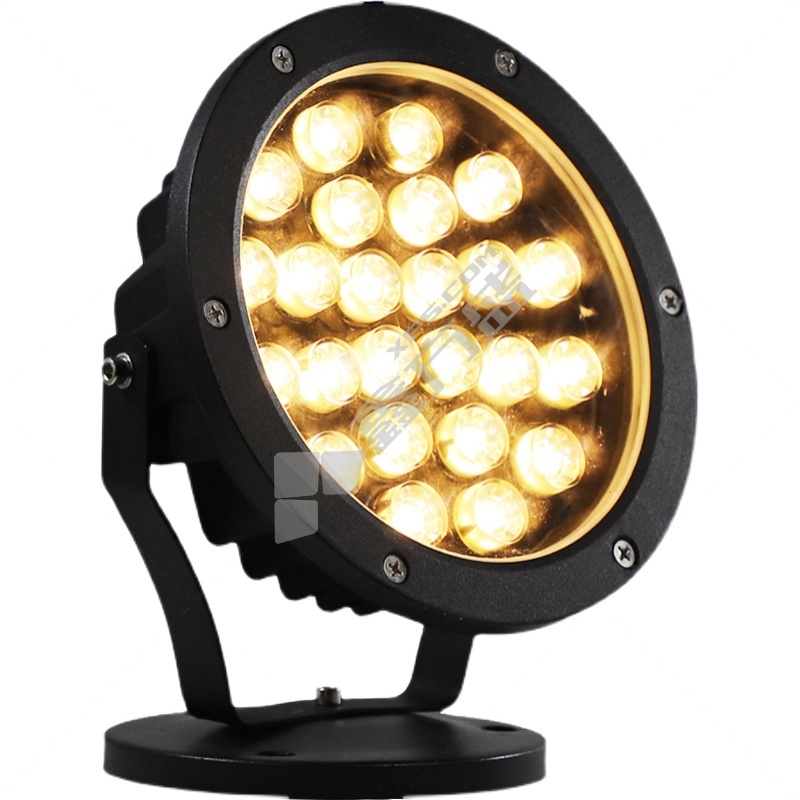 户外射灯led，5W七彩变光 50