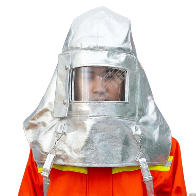 劳卫士 铝箔耐高温1000度防溅射安全帽 银白 LWS-018 均码