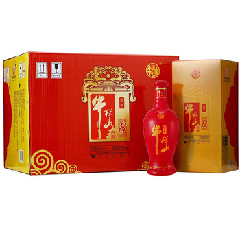 牛栏山 百年红（8）白酒整箱装 500ml*6瓶 38度