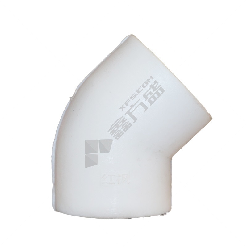 红枫 PPR45°弯头   白色