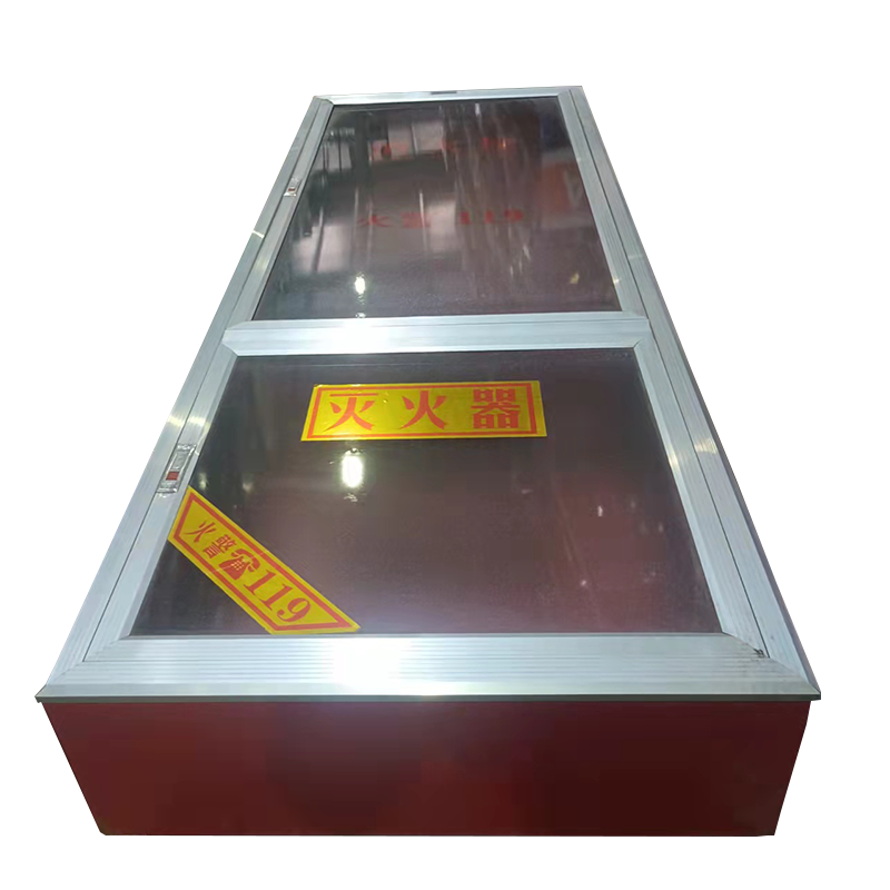 大地 消火栓箱 铝合金玻璃门 右开明装