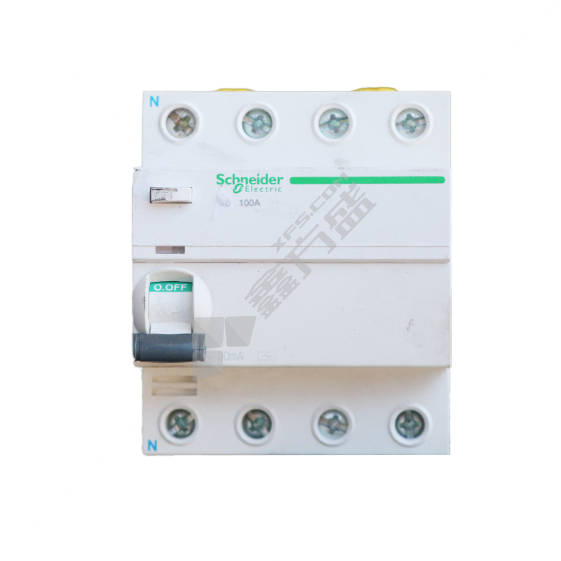 施耐德Schneider 小型漏电断路器iID系列系列4P iID 4P 100A 30mA AC 电磁式 100A 30mA 4P