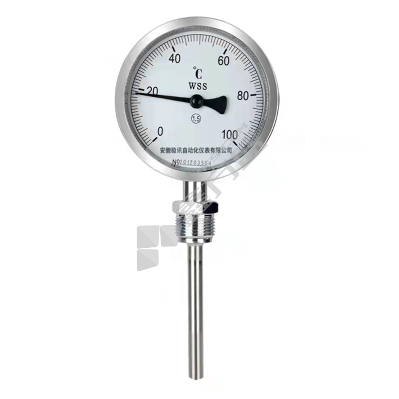 极讯温度计 WSSF-411 衬四氟