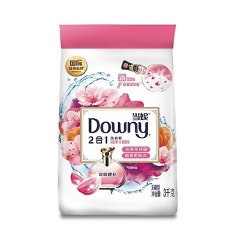 当妮 二合一洗衣粉 3kg 淡粉樱花