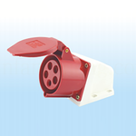 温州罗曼 4孔 3P+E B级 工业明装插座 LM-124 3P+E 32A 380-415V