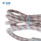 建钢 16mm白红涤纶编织安全绳 691600 100米 双钩