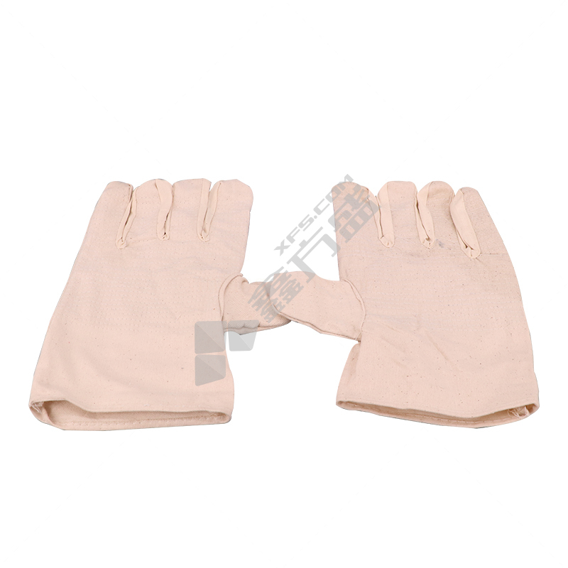 普通帆布手套 均码 灰白色