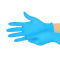 海斯迪克 一次性手套 无粉加厚橡胶丁晴手套 HKSY-59 L码 蓝色（100只装）