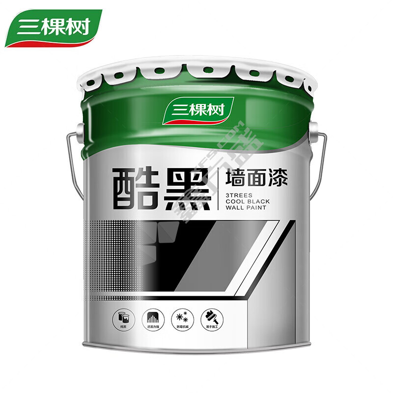 三棵树 酷黑内墙乳胶漆SHI101