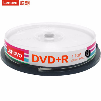 联想 DVD+R 光盘 16速4.7GB  桶装10片