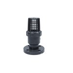 三佑 PVC-U工业用法兰式球型底阀 深灰色 Φ20/PN10