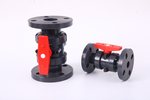 三佑 PVC-U工业用整体式法兰球阀 Φ75 1.0MPa
