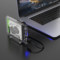 奥睿科 2159U3 移动硬盘盒 透明 USB3.0Micro B 2159U3