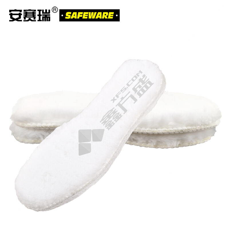 安赛瑞 冬季柔软保暖加绒鞋垫 38码 25562-38