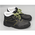羿科 时尚款中帮橡胶底防砸棉鞋 39码 黑色 60725186