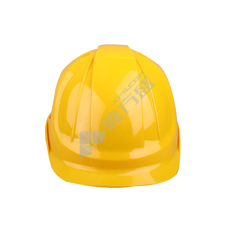 代尔塔 安全帽102106 102106 ABS旋钮带透气孔 黄色