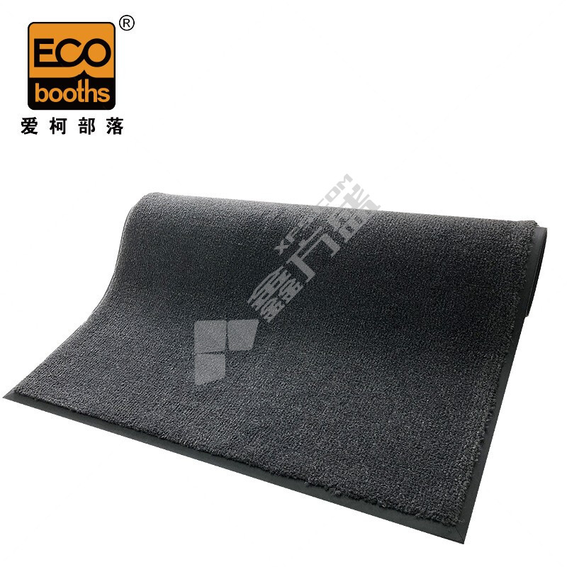 爱柯部落 洁强增强型吸水吸油地垫 1m*1.8m 灰色 E2010303003