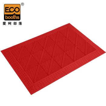 爱柯部落 45片含边角三合一刮雪防滑垫单刷 E2010503023 0.9m*1.5m*2.5cm 红色定制款