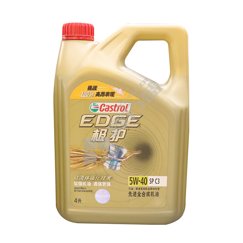 嘉实多 EDGE极护钛流体强化全合成汽机油 SP/C3 4L 5W-40