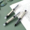 齐心 RP606 直液式签字笔 透明 黑色 0.5mm RP606
