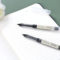 齐心 RP606 直液式签字笔 透明 黑色 0.5mm RP606