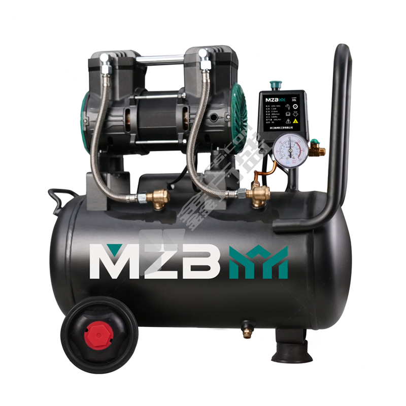 MZB 无油静音空压机 MZB-1100H*1 铜 30L 1.1KW