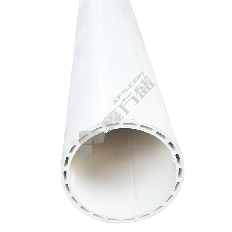 宝路七星 PVC螺旋排水管普通 110*3.2mm*4m（6筋） 白色