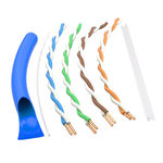 山泽 六类千兆非屏蔽网线305米 SZ-6305 0.57mm 蓝色 305米