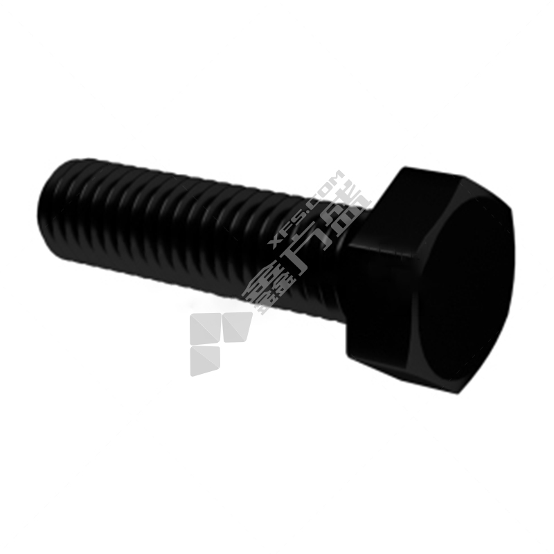 铂固 GB5783 发黑全牙8.8级外六角螺栓 M16 45mm