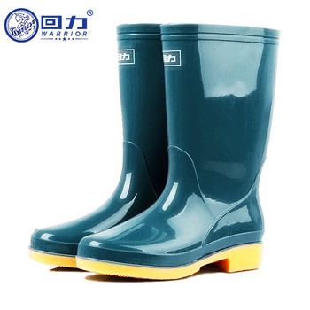回力 513 高筒 女款雨靴 36码 墨绿色