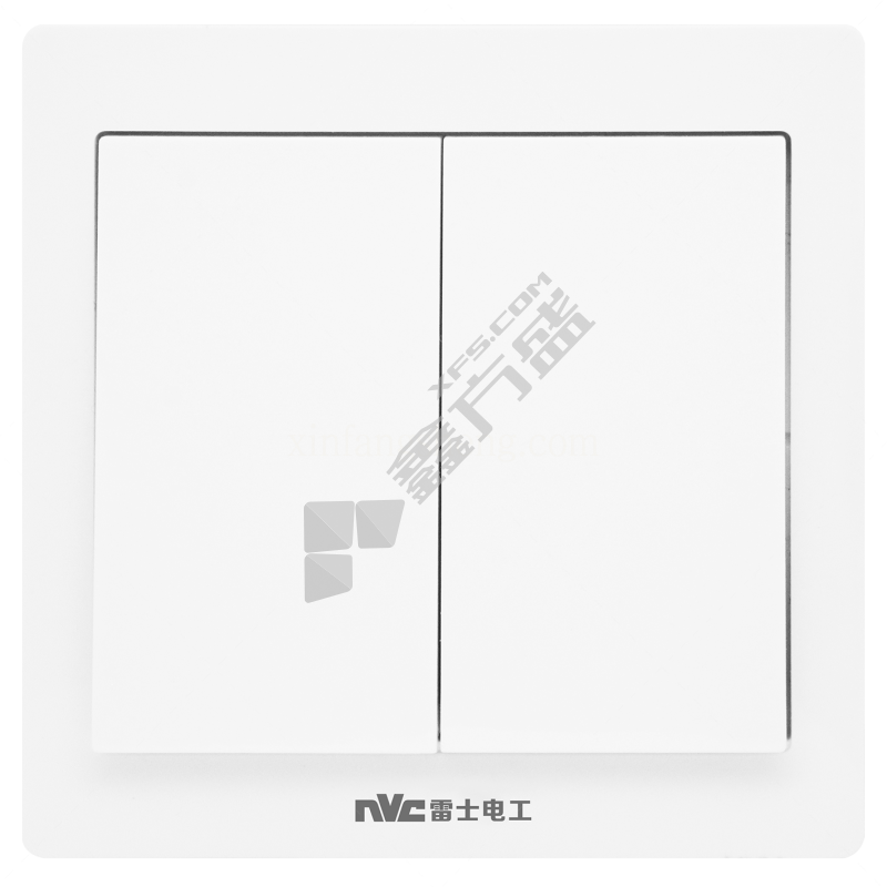 雷士 二位单控 面板开关 Q2系列