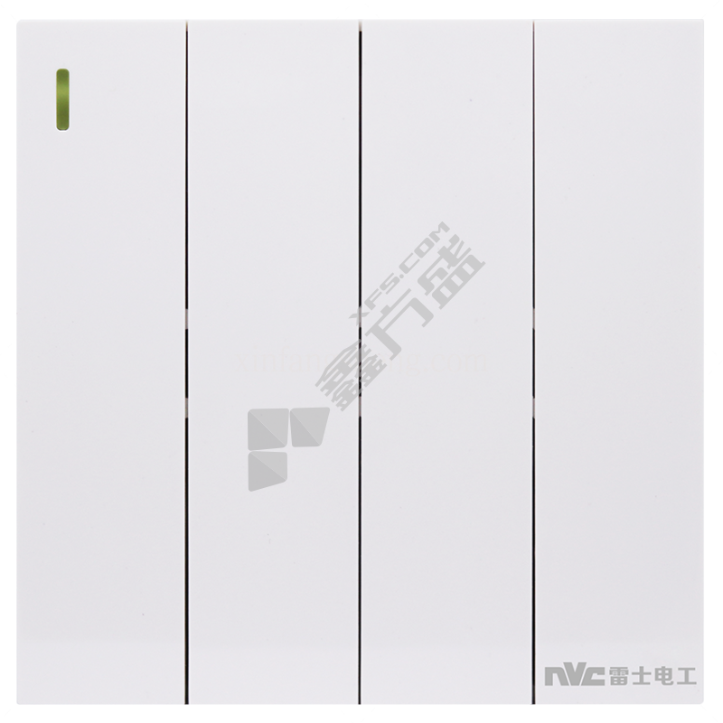 雷士 四位双控 面板开关 Q1系列