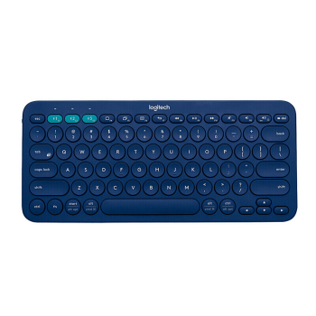 罗技 K380 多设备蓝牙键盘 K380 279*124*16mm 蓝色