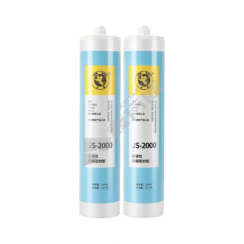 杭州之江 JS-2000硅酮耐侯密封胶 金鼠 软支 透明 300ml