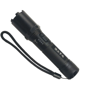 丛林狐强光手电筒远射户外车载巡逻LED战术手电 第三代 SD-3