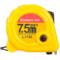 齐心 钢卷尺 7.5m 黄色 L1750