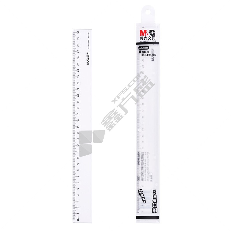 晨光 ARL96005 直尺 30cm 透明 ARL96005 30cm/透明/ARL96005 (单位：把)
