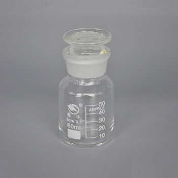 蜀牛 试剂瓶玻璃白瓶 广口磨口带刻度,250ml