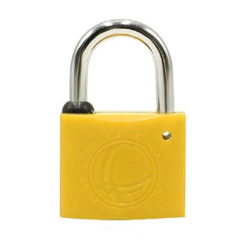 罕码 电力表箱塑钢挂锁 黄色 XHMLK3072 宽40mm 高60mm