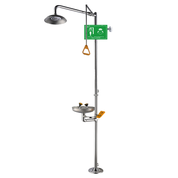 润旺达 紧急冲淋洗眼器由任式连接 WJH0358