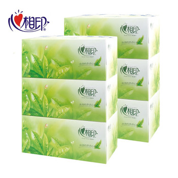 心相印 H200 盒装抽纸 2层 190*210mm*200 抽*3 盒/提 茶语系列