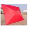 红色遮阳方伞含底座 2.5*3m 红色