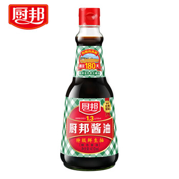 厨邦 海鲜酱油 特级鲜味生抽 410mL 特级鲜味生抽