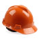 梅思安 V型PE标准型安全帽配超爱戴帽衬 10172903 橙色