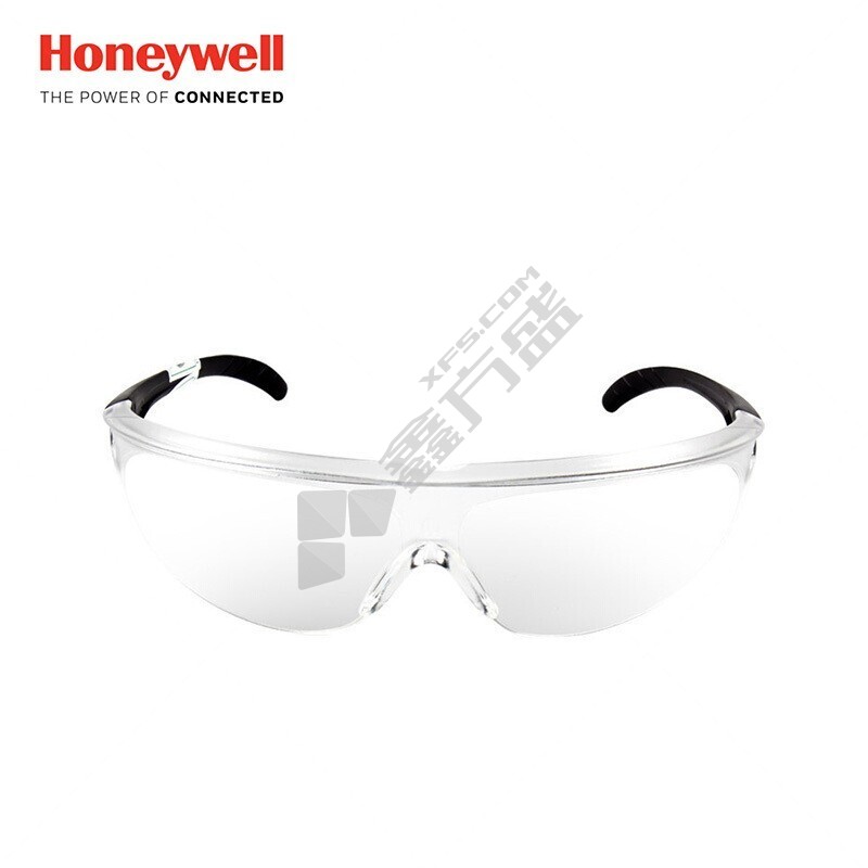 霍尼韦尔Honeywell 防雾防刮擦防护眼镜流线型SVPOTG黑架白屏 1005985 1005985 M100 SVPOTG黑架白屏