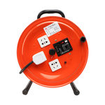 天坛 电缆盘带保护器30米220V 3*1.5平方/黑护套