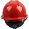 梅思安 V型PE标准型安全帽配超爱戴帽衬 10172904 红色