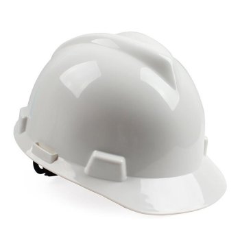梅思安 V型PE标准型安全帽配超爱戴帽衬 10172901 白色