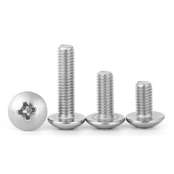 东明 JISB1111T  304不锈钢大扁头机螺钉 M3 8mm